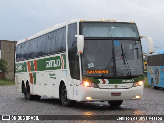 Empresa Gontijo de Transportes 20200 na cidade de Caruaru, Pernambuco, Brasil, por Lenilson da Silva Pessoa. ID da foto: 10166425.