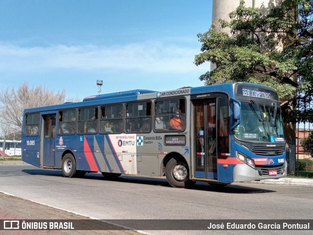 Transportes Capellini 19.085 na cidade de Campinas, São Paulo, Brasil, por José Eduardo Garcia Pontual. ID da foto: 10165708.