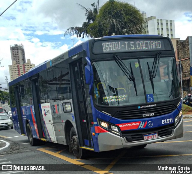 Next Mobilidade - ABC Sistema de Transporte 81.911 na cidade de Diadema, São Paulo, Brasil, por Matheus Costa. ID da foto: 10167901.