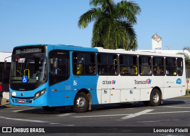 Expresso Santa Paula 16148 na cidade de Cariacica, Espírito Santo, Brasil, por Leonardo Fidelli. ID da foto: 10168290.