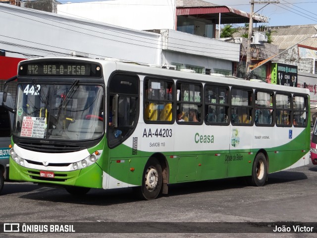 Transportadora Arsenal AA-44203 na cidade de Belém, Pará, Brasil, por João Victor. ID da foto: 10168698.