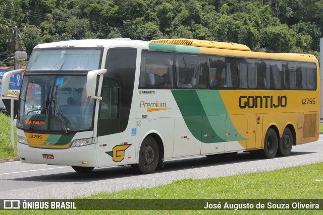 Empresa Gontijo de Transportes 12795 na cidade de Barra do Piraí, Rio de Janeiro, Brasil, por José Augusto de Souza Oliveira. ID da foto: 10168352.