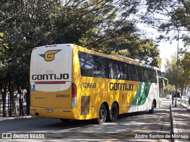 Empresa Gontijo de Transportes 12860 na cidade de São Paulo, São Paulo, Brasil, por Andre Santos de Moraes. ID da foto: 10167519.