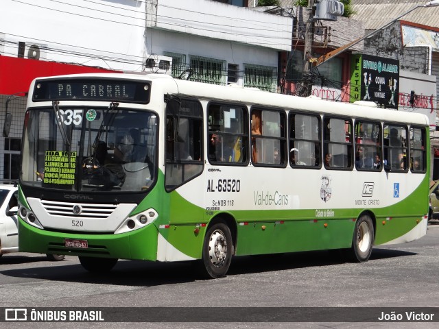 Auto Viação Monte Cristo AL-63520 na cidade de Belém, Pará, Brasil, por João Victor. ID da foto: 10168679.