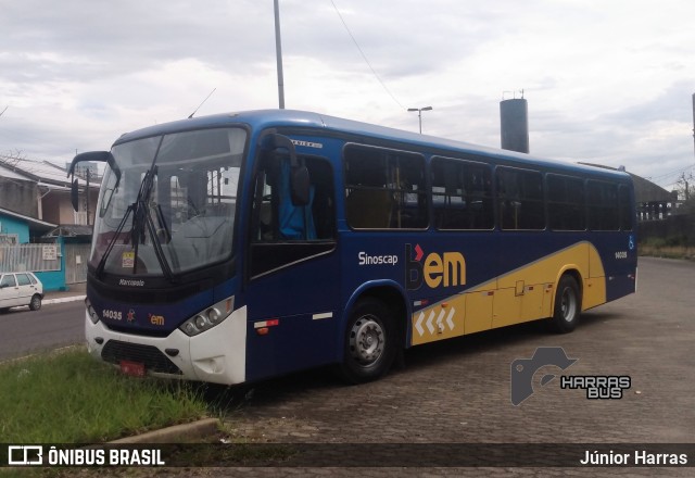 Viação Sinoscap 14035 na cidade de São Leopoldo, Rio Grande do Sul, Brasil, por Júnior Harras. ID da foto: 10167622.