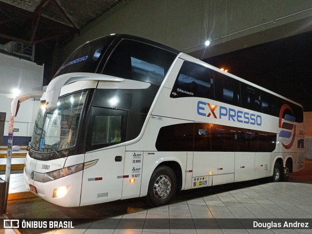 Expresso Transporte e Turismo Ltda. 38001 na cidade de Goiânia, Goiás, Brasil, por Douglas Andrez. Número da foto: #10167345.