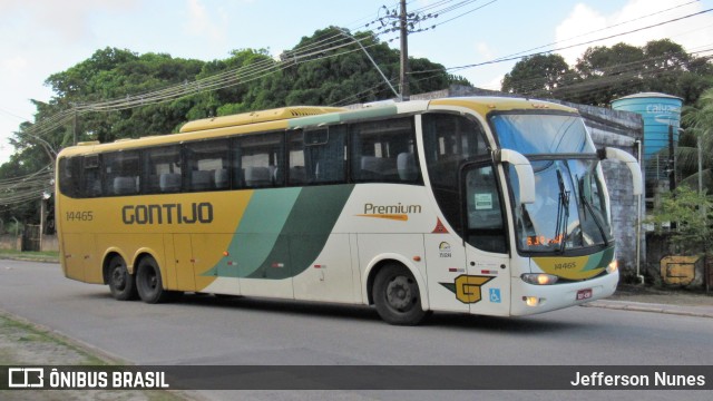 Empresa Gontijo de Transportes 14465 na cidade de Jaboatão dos Guararapes, Pernambuco, Brasil, por Jefferson Nunes. ID da foto: 10169155.