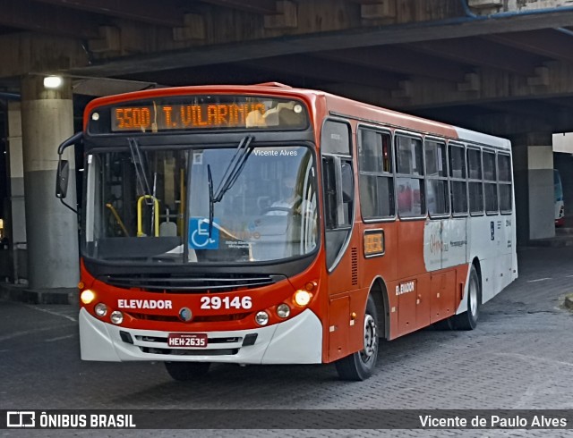 Transbus Transportes > Gávea Transportes 29146 na cidade de Belo Horizonte, Minas Gerais, Brasil, por Vicente de Paulo Alves. ID da foto: 10167722.