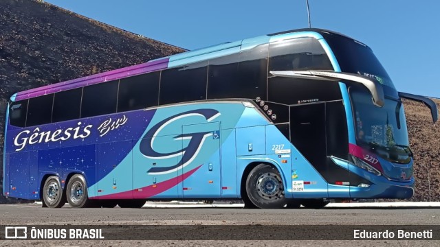 LP Gênesis Bus 2217 na cidade de Cuiabá, Mato Grosso, Brasil, por Eduardo Benetti . ID da foto: 10170863.