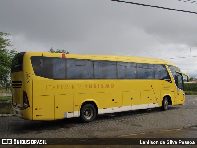 Viação Itapemirim 3001 na cidade de Caruaru, Pernambuco, Brasil, por Lenilson da Silva Pessoa. ID da foto: 10170236.