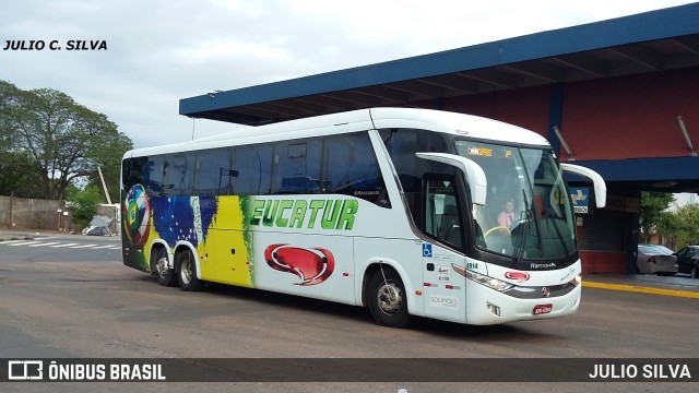 Eucatur - Empresa União Cascavel de Transportes e Turismo 4914 na cidade de Porto Alegre, Rio Grande do Sul, Brasil, por JULIO SILVA. ID da foto: 10171681.