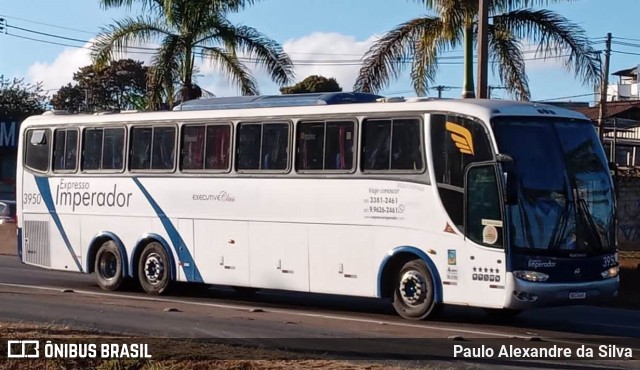 Expresso Imperador 3950 na cidade de Betim, Minas Gerais, Brasil, por Paulo Alexandre da Silva. ID da foto: 10170760.