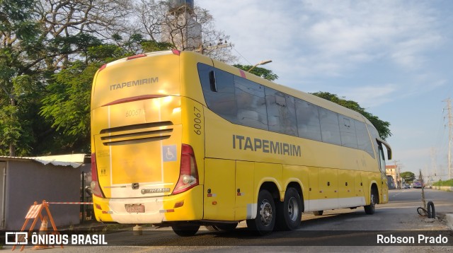 Viação Itapemirim 60067 na cidade de São José dos Campos, São Paulo, Brasil, por Robson Prado. ID da foto: 10169627.