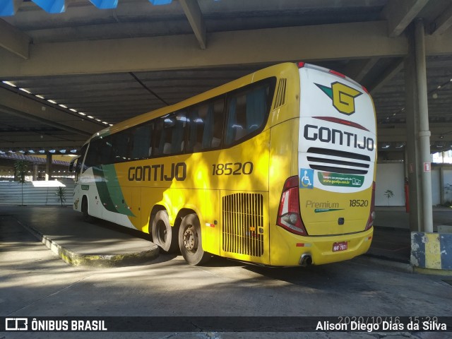 Empresa Gontijo de Transportes 18520 na cidade de Natal, Rio Grande do Norte, Brasil, por Alison Diego Dias da Silva. ID da foto: 10172064.