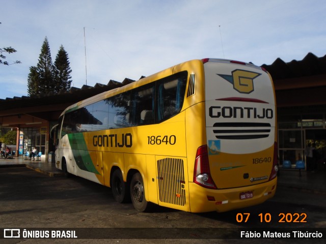 Empresa Gontijo de Transportes 18640 na cidade de Três Corações, Minas Gerais, Brasil, por Fábio Mateus Tibúrcio. Número da foto: #10169859.