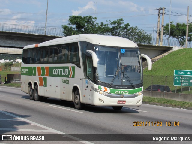 Empresa Gontijo de Transportes 21725 na cidade de São José dos Campos, São Paulo, Brasil, por Rogerio Marques. ID da foto: 10170891.