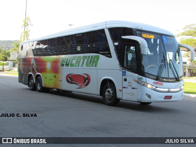 Eucatur - Empresa União Cascavel de Transportes e Turismo 4937 na cidade de Florianópolis, Santa Catarina, Brasil, por JULIO SILVA. Número da foto: #10171782.