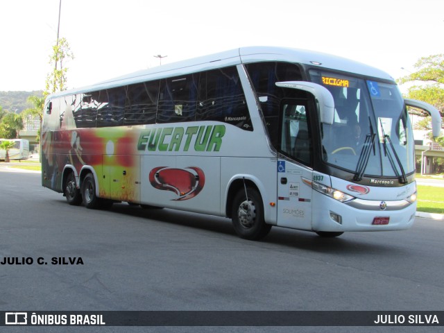 Eucatur - Empresa União Cascavel de Transportes e Turismo 4937 na cidade de Florianópolis, Santa Catarina, Brasil, por JULIO SILVA. ID da foto: 10171782.