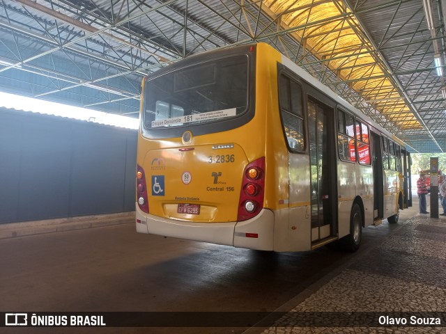 Viação Metrópole Paulista - Zona Leste 3 2836 na cidade de Guarulhos, São Paulo, Brasil, por Olavo Souza. ID da foto: 10169499.