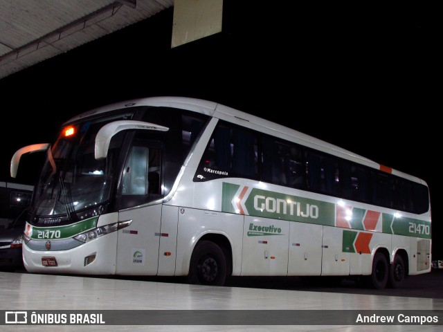 Empresa Gontijo de Transportes 21470 na cidade de Pirapora, Minas Gerais, Brasil, por Andrew Campos. ID da foto: 10174532.