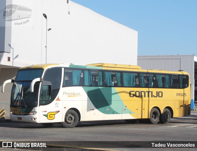 Empresa Gontijo de Transportes 14925 na cidade de Rio de Janeiro, Rio de Janeiro, Brasil, por Tadeu Vasconcelos. ID da foto: 10172838.