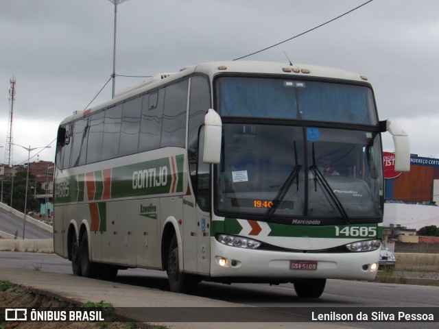 Empresa Gontijo de Transportes 14685 na cidade de Caruaru, Pernambuco, Brasil, por Lenilson da Silva Pessoa. ID da foto: 10172789.