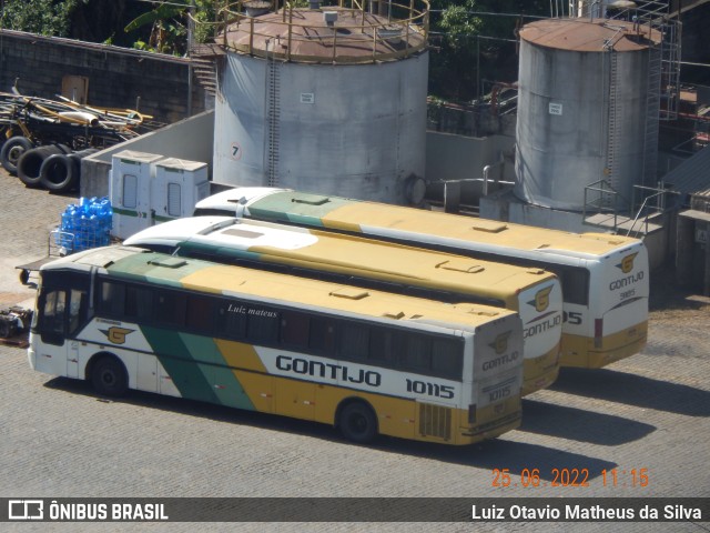 Empresa Gontijo de Transportes 10115 na cidade de Belo Horizonte, Minas Gerais, Brasil, por Luiz Otavio Matheus da Silva. ID da foto: 10173591.