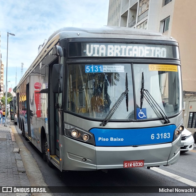 Viação Paratodos > São Jorge > Metropolitana São Paulo > Mobibrasil 6 3183 na cidade de São Paulo, São Paulo, Brasil, por Michel Nowacki. Número da foto: #10174442.