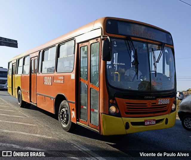 Autotrans > Turilessa 25886 na cidade de Belo Horizonte, Minas Gerais, Brasil, por Vicente de Paulo Alves. Número da foto: #10172261.