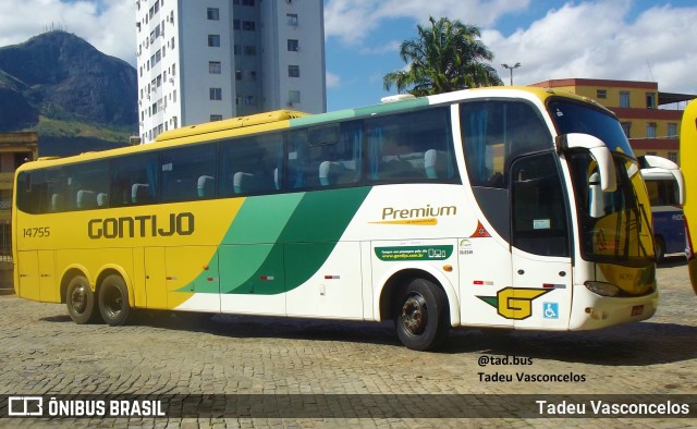 Empresa Gontijo de Transportes 14755 na cidade de Governador Valadares, Minas Gerais, Brasil, por Tadeu Vasconcelos. ID da foto: 10172823.