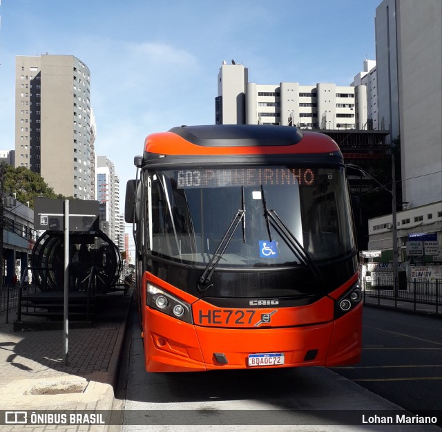 Auto Viação Redentor HE727 na cidade de Curitiba, Paraná, Brasil, por Lohan Mariano. Número da foto: #10172673.