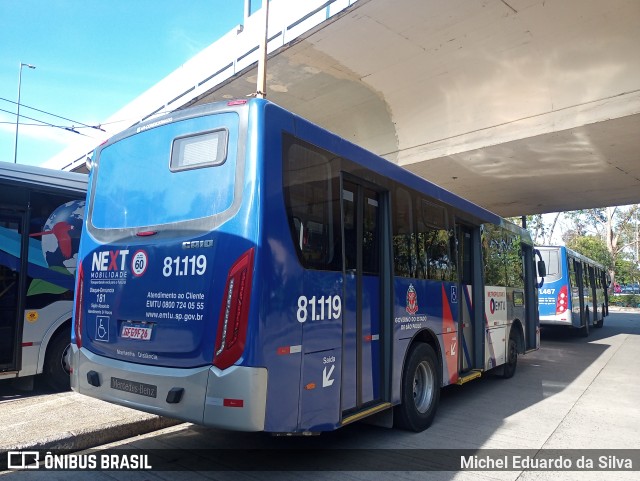 Next Mobilidade - ABC Sistema de Transporte 81.119 na cidade de Santo André, São Paulo, Brasil, por Michel Eduardo da Silva. Número da foto: #10172711.