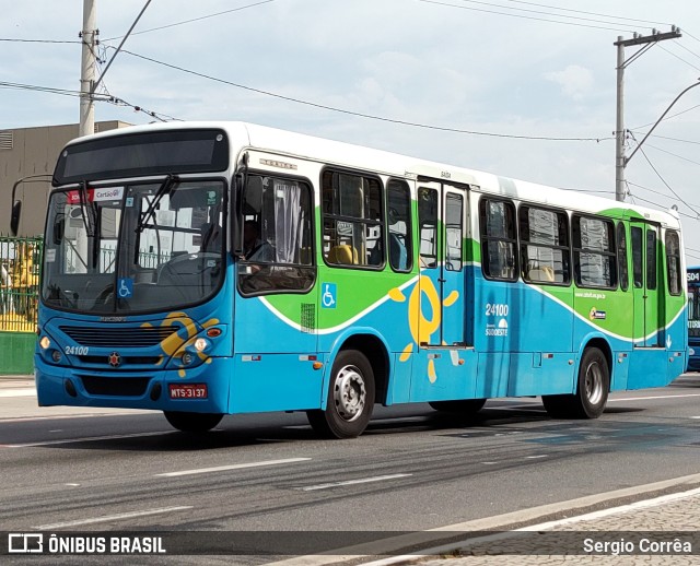 Unimar Transportes 24100 na cidade de Vitória, Espírito Santo, Brasil, por Sergio Corrêa. ID da foto: 10172555.