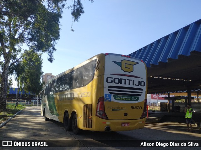 Empresa Gontijo de Transportes 18520 na cidade de Natal, Rio Grande do Norte, Brasil, por Alison Diego Dias da Silva. Número da foto: #10176448.