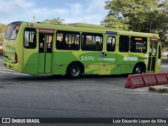 Santo Antônio Transportes Niterói 2.2.096 na cidade de Niterói, Rio de Janeiro, Brasil, por Luiz Eduardo Lopes da Silva. Número da foto: #10176585.