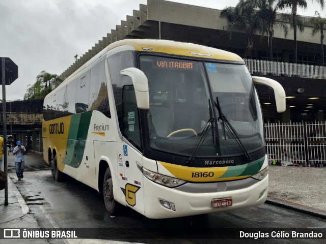 Empresa Gontijo de Transportes 18160 na cidade de Belo Horizonte, Minas Gerais, Brasil, por Douglas Célio Brandao. ID da foto: 10175433.