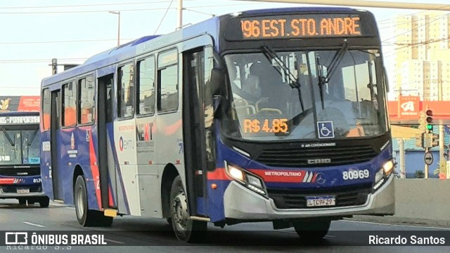 Next Mobilidade - ABC Sistema de Transporte 80969 na cidade de São Bernardo do Campo, São Paulo, Brasil, por Ricardo Santos. Número da foto: #10175558.