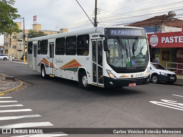 Jandaia Transportes e Turismo 2190 na cidade de Presidente Prudente, São Paulo, Brasil, por Carlos Vinicius Estevão Menezes. Número da foto: #10175649.