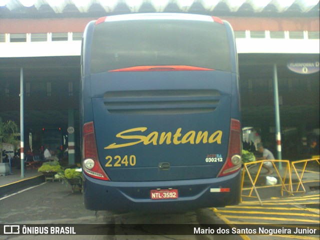 Empresas de Transportes Santana e São Paulo 2240 na cidade de Feira de Santana, Bahia, Brasil, por Mario dos Santos Nogueira Junior. Número da foto: #10176305.