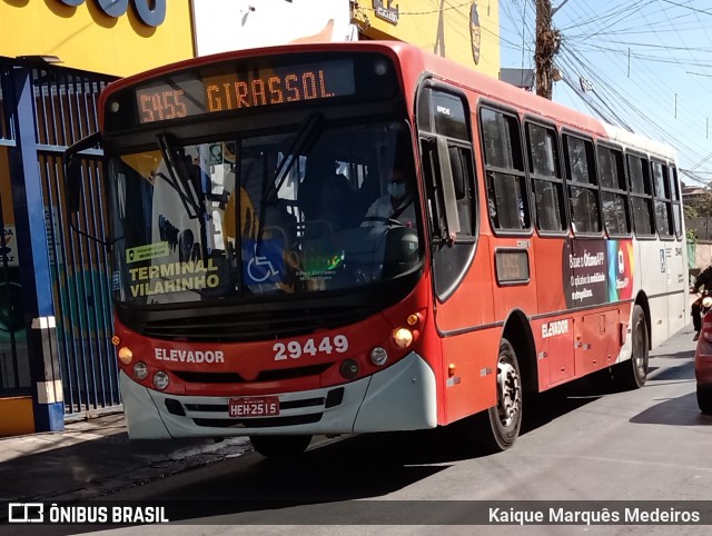 Transbus Transportes > Gávea Transportes 29449 na cidade de Ribeirão das Neves, Minas Gerais, Brasil, por Kaique Marquês Medeiros . Número da foto: #10180791.