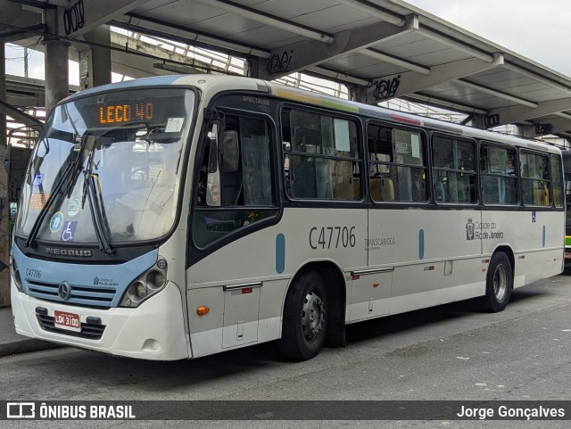 Viação Redentor C47706 na cidade de Rio de Janeiro, Rio de Janeiro, Brasil, por Jorge Gonçalves. Número da foto: #10179885.