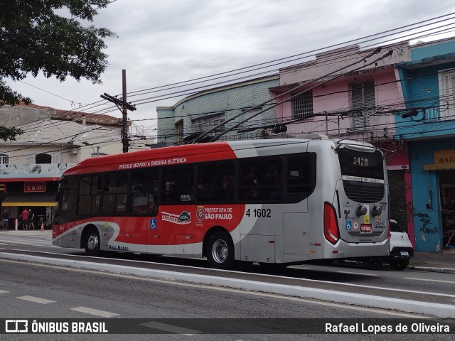 Himalaia Transportes > Ambiental Transportes Urbanos 4 1602 na cidade de São Paulo, São Paulo, Brasil, por Rafael Lopes de Oliveira. ID da foto: 10178076.