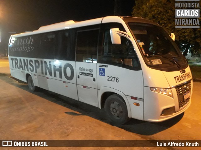 Trans Pinho Turismo 2276 na cidade de Rio Grande, Rio Grande do Sul, Brasil, por Luis Alfredo Knuth. ID da foto: 10177858.