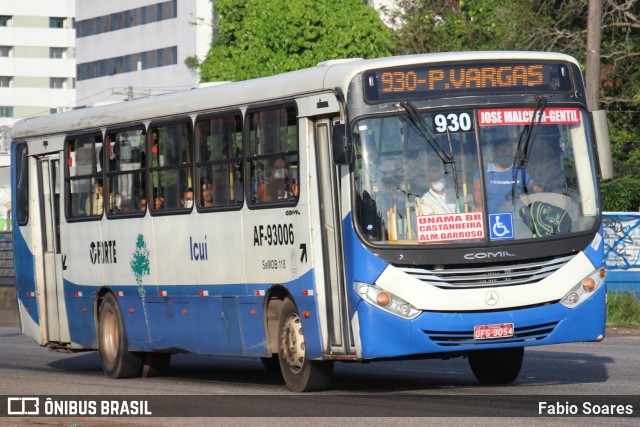 Viação Forte AF-93006 na cidade de Belém, Pará, Brasil, por Fabio Soares. Número da foto: #10177835.