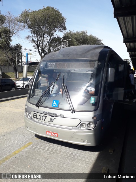 Auto Viação São José dos Pinhais EL317 na cidade de Curitiba, Paraná, Brasil, por Lohan Mariano. ID da foto: 10180571.