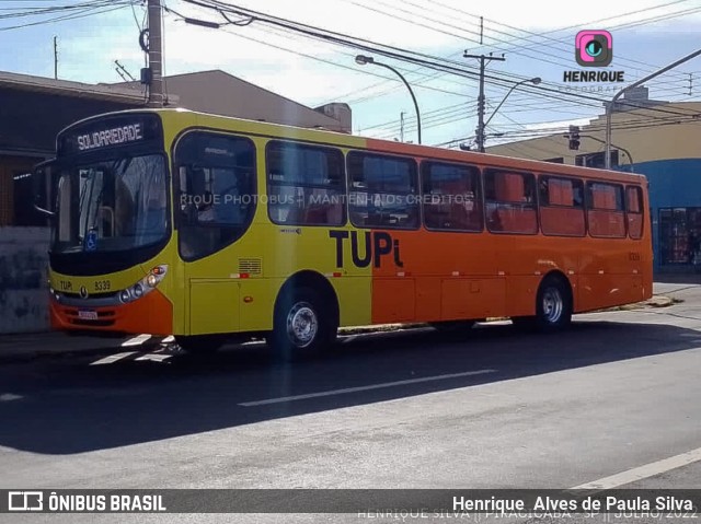 TUPi Transportes Urbanos Piracicaba 8339 na cidade de Piracicaba, São Paulo, Brasil, por Henrique Alves de Paula Silva. ID da foto: 10179011.