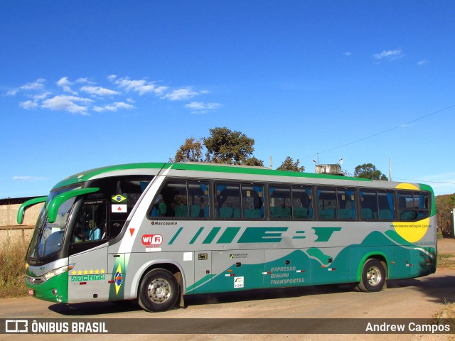 EBT - Expresso Biagini Transportes 8223 na cidade de Pirapora, Minas Gerais, Brasil, por Andrew Campos. Número da foto: #10179964.
