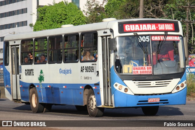 Viação Forte AF-90509 na cidade de Belém, Pará, Brasil, por Fabio Soares. Número da foto: #10177868.