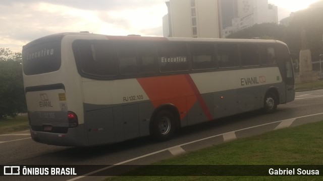 Evanil Transportes e Turismo RJ 132.105 na cidade de Rio de Janeiro, Rio de Janeiro, Brasil, por Gabriel Sousa. ID da foto: 10177752.