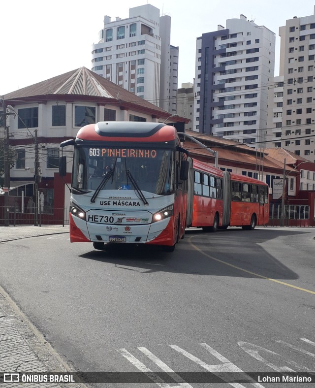Auto Viação Redentor HE730 na cidade de Curitiba, Paraná, Brasil, por Lohan Mariano. Número da foto: #10180586.